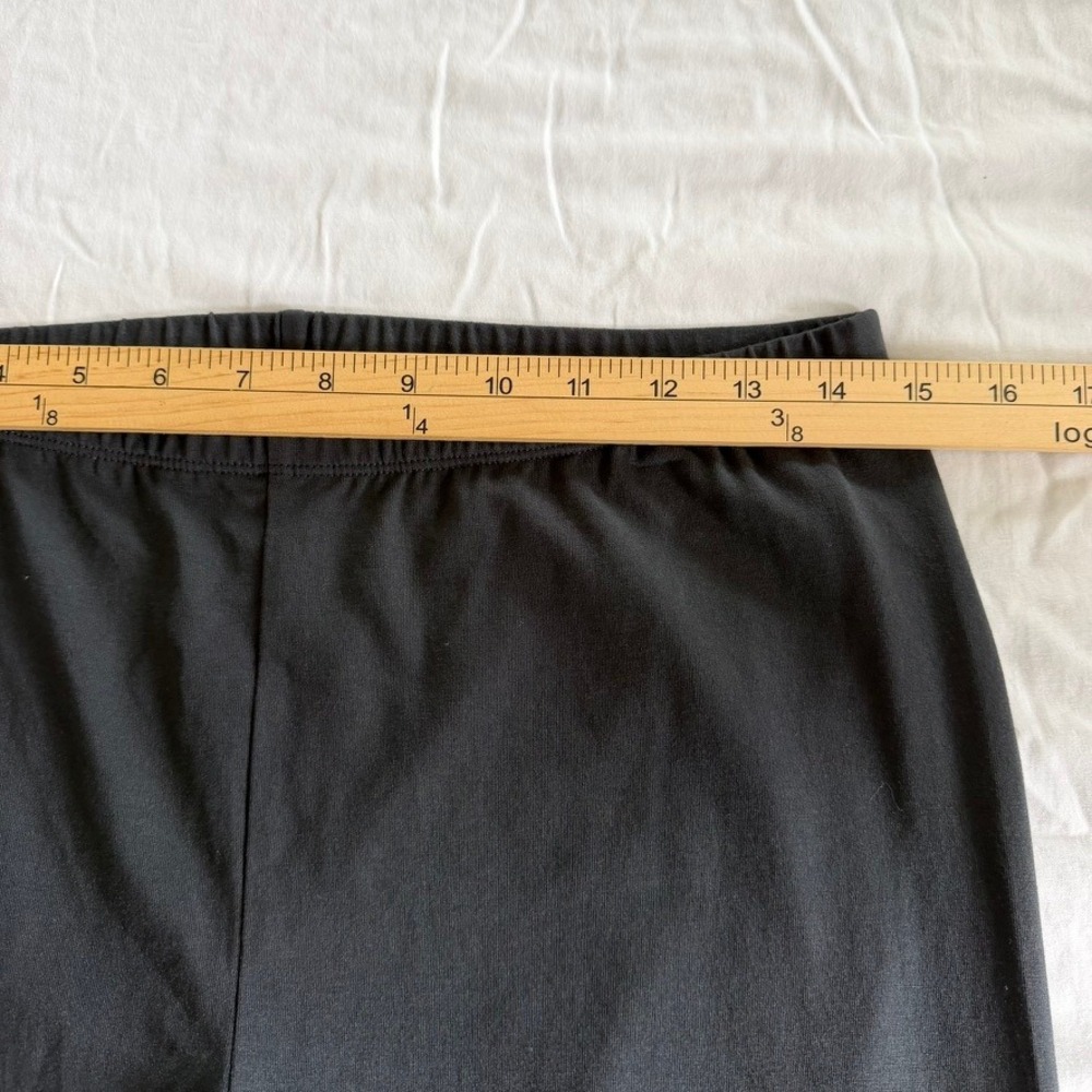 Eileen Fisher Jersey Ankle Leggings Womens M Graphite Gray NWT $98 P0031M - Picture 4 of 13